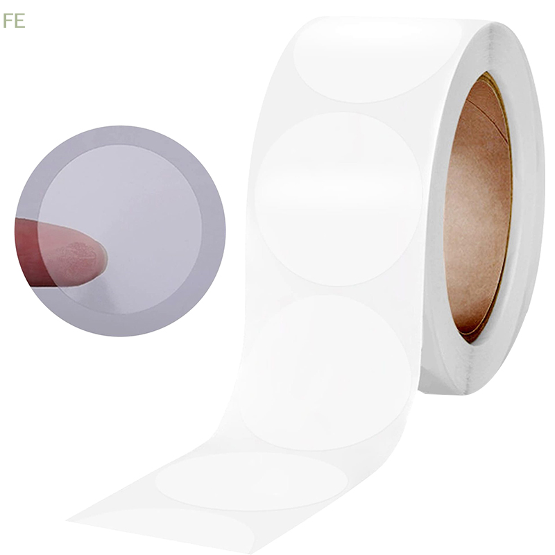 Sticker Label Roll - [F] 500pcs/roll Round Transparent Stickers Sealing