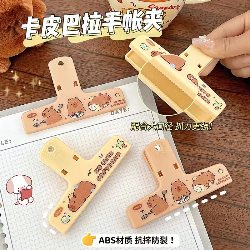 Capybara Binder Clips Kawaii P - Binder Clip Assorted 评论和价格